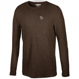 MFN Men's Thermal Long Sleeve Shirt - Brown (Medium)