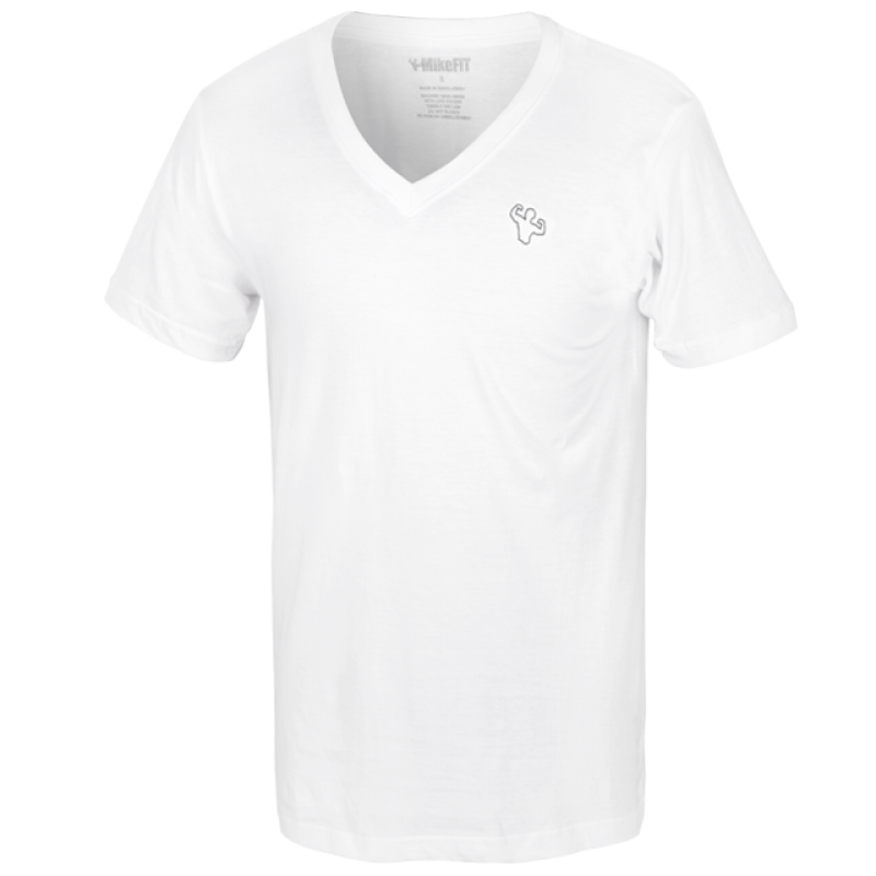 MFN Men's Classic V-Neck Shirt - White