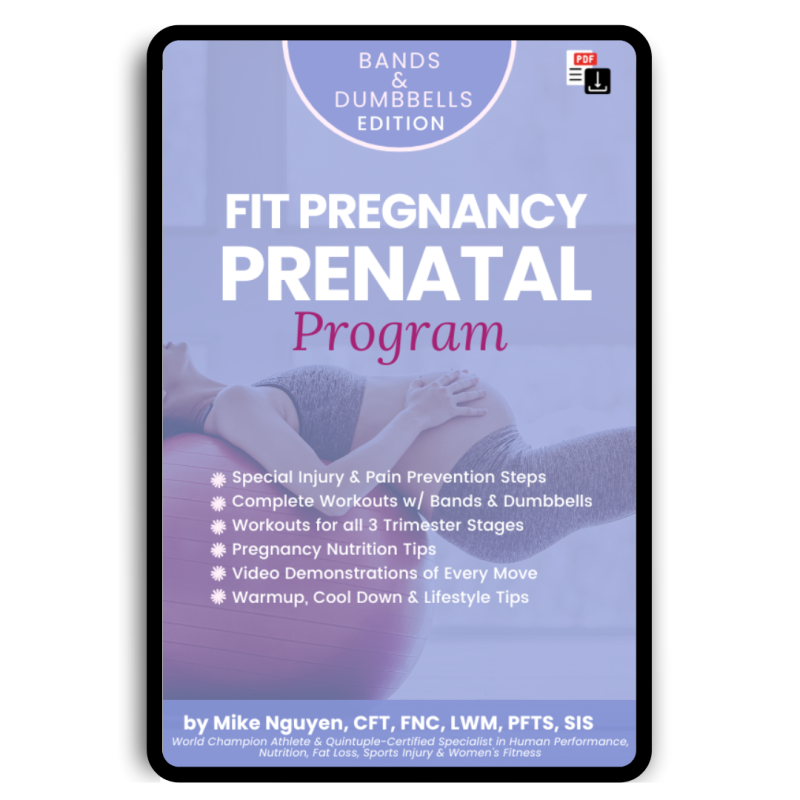 FIT PREGNANCY PROGRAM / PRE-NATAL (BANDS & DUMBBELLS) 