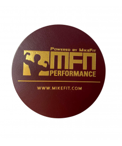 MFN Leather Coasters (For hot or cold mugs, cups, tumblers) - Burgundy