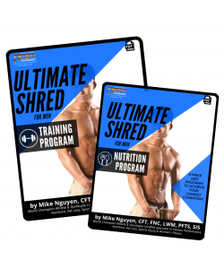 MEN'S ULTIMATE SHRED BUNDLE (Complete Training + Nutrition Program)