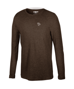 MFN Men's Thermal Long Sleeve Shirt - Brown 