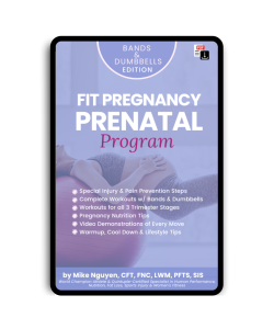 FIT PREGNANCY PROGRAM / PRE-NATAL (BANDS & DUMBBELLS) 