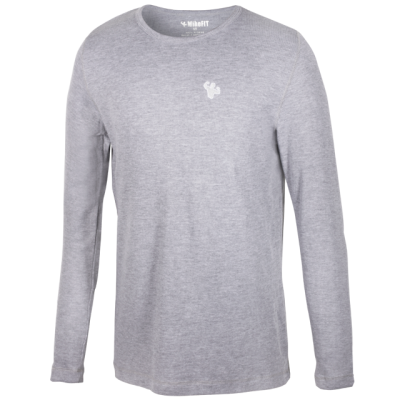 MFN Men's Thermal Long Sleeve Shirt - Grey (Medium)