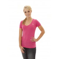MFN Ladies Premium V-Neck - Pink (Small: Size 0-2)